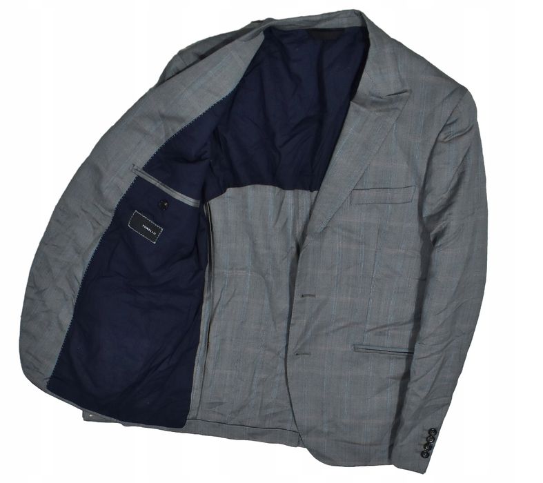 Tonello Wełniana Marynarka Męska Blazer 48