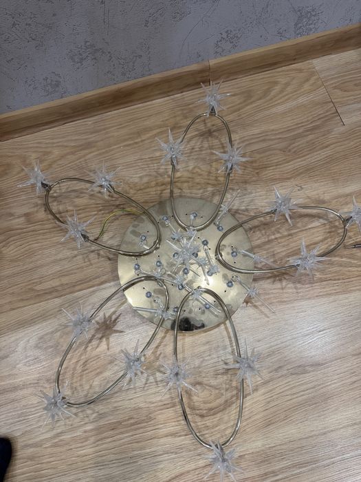 Люстра 12в лампи регулювання яскравості вмиканням