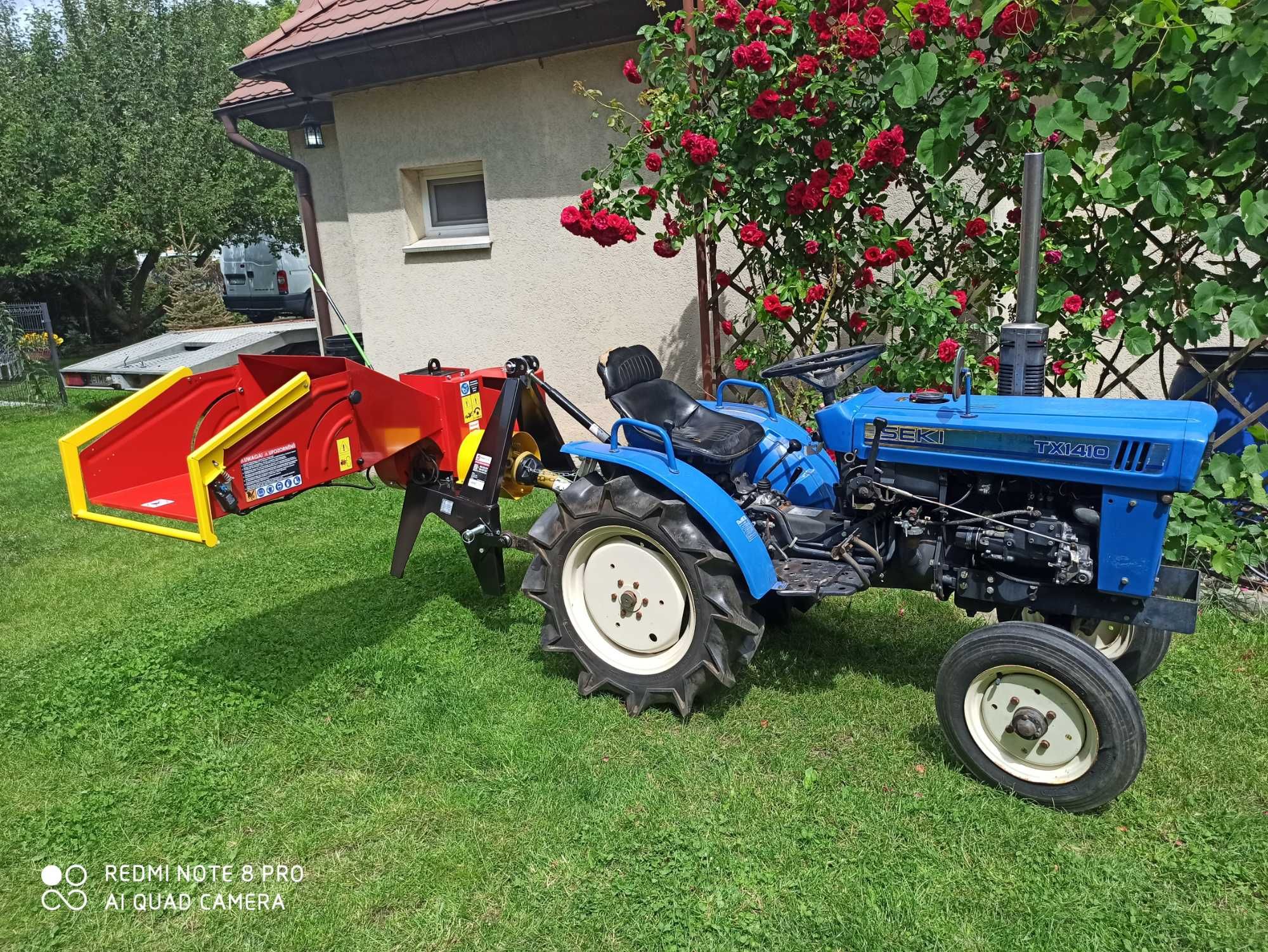 Rębak walcowy R-80 - Od 50zł/h oraz od 90zł/h z traktorem.