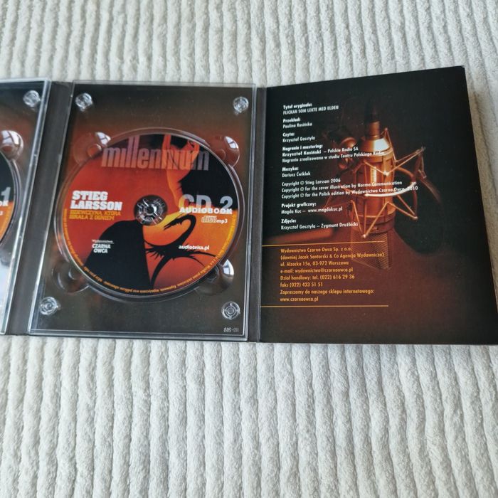Stieg Larsson – Dziewczyna, która igrała z ogniem (audiobook, 2x CD MP