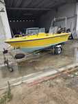 Barco de fibra 4,35m motor 4t
