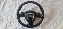 Audi A6 C6 A4 B7 Q7 S-line Kierownica multifunkcja łopatki F1 Kompletna