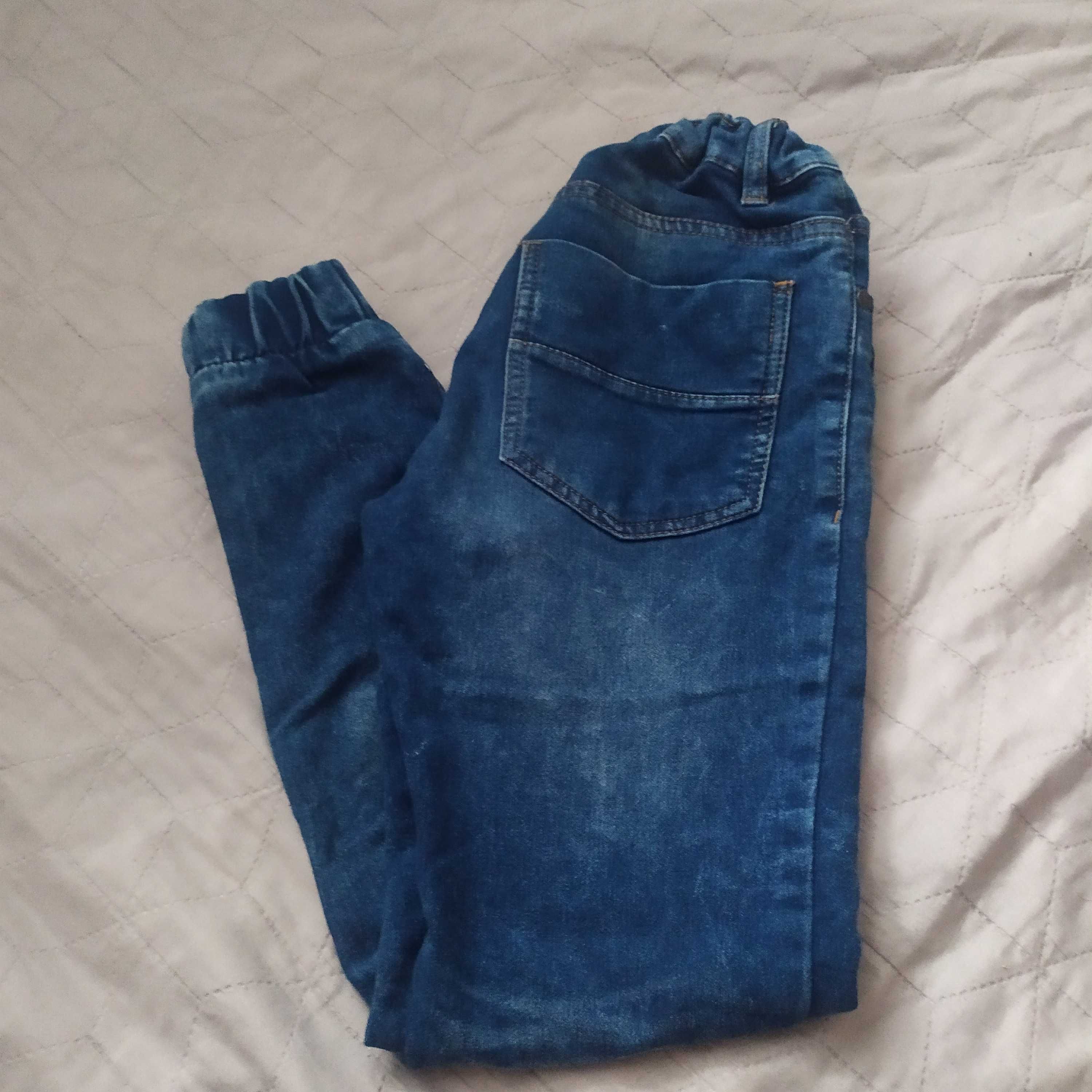 Spodnie chłopięce r 146 jeans denim