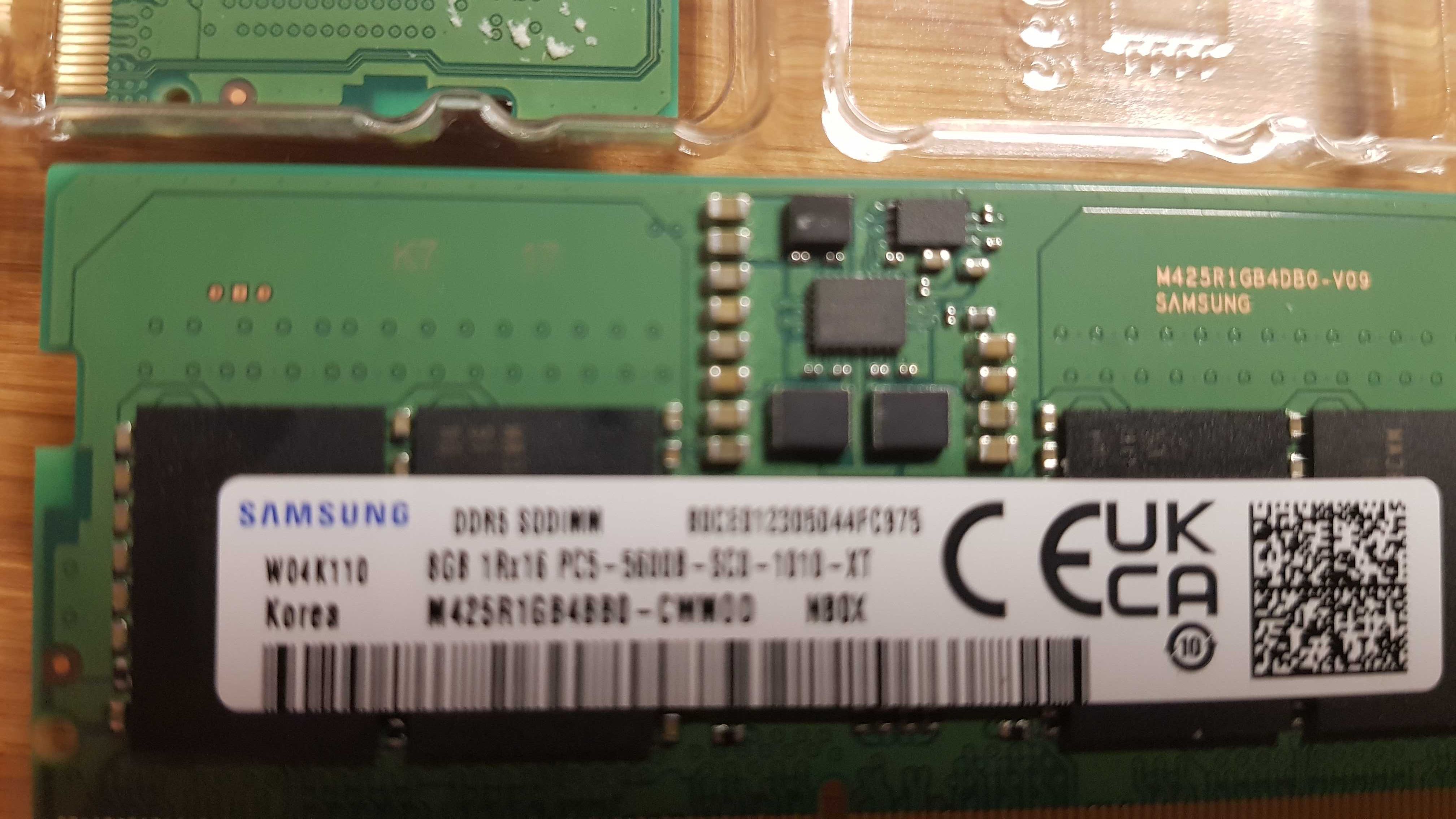 Pamięć RAM do laptopa - SODIMM DDR5 5600 MHz 2x 8GB Lenovo - Samsung