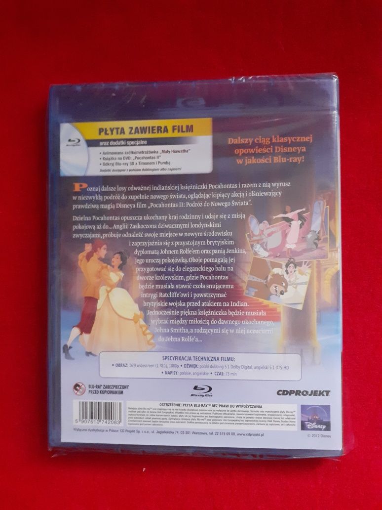 Pocahontas 2: Podróż do Nowego Świata (Disney) [Blu-Ray]