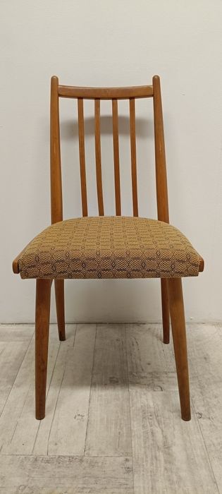 krzeslo krzesła komplet Czechosłowacja lata 70-te vintage design
