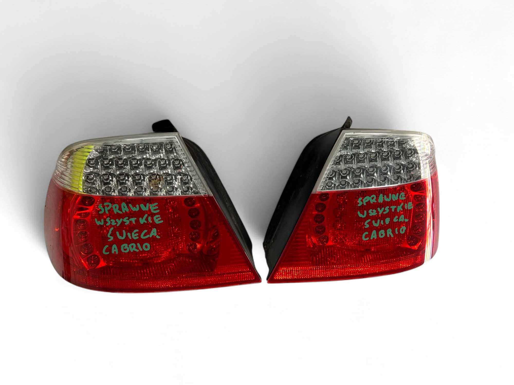 Lampy tyl tylne led ledowe lewa prawa bmw e46 cabrio kabriolet orygina