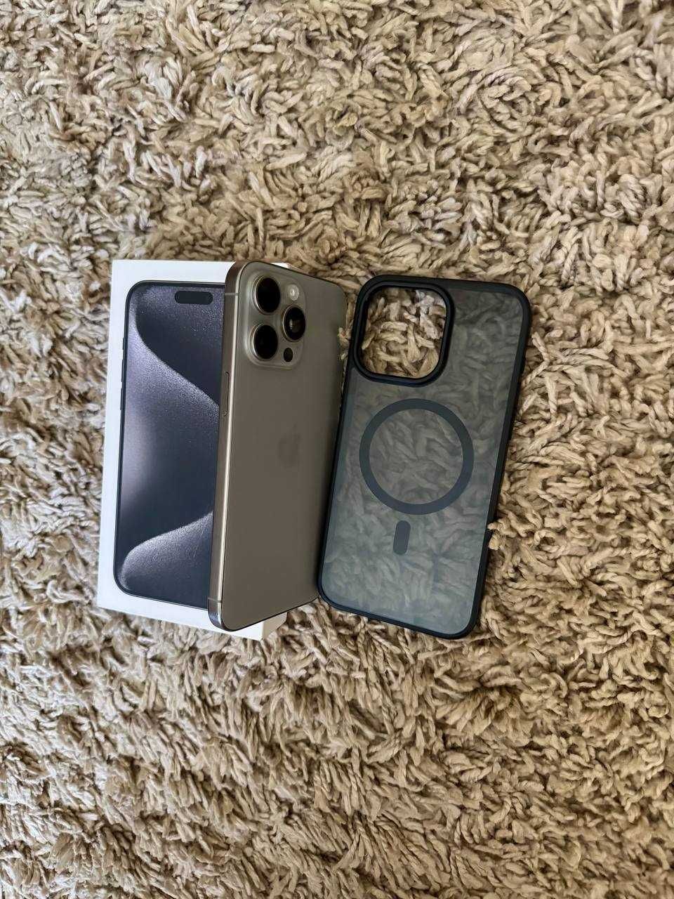 iPhone 15 Pro Max Neverloock 256 Фіз.сім. Nature Titanium