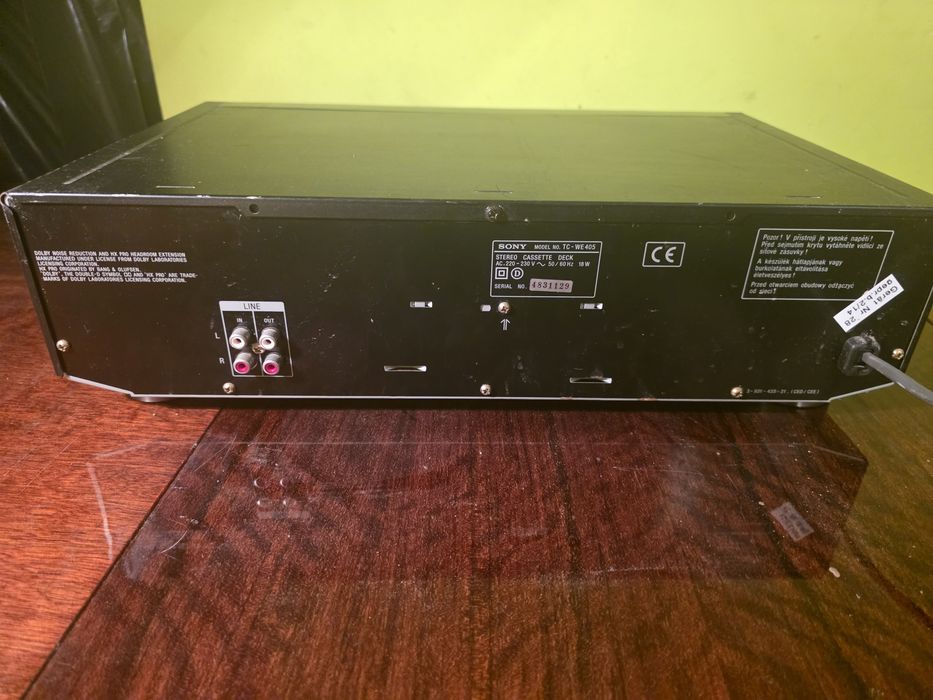 Magnetofon DECK SONY TC-WE405