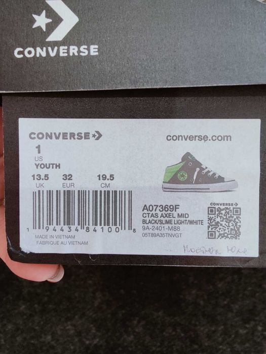 Кросівки для хлопчика Converse