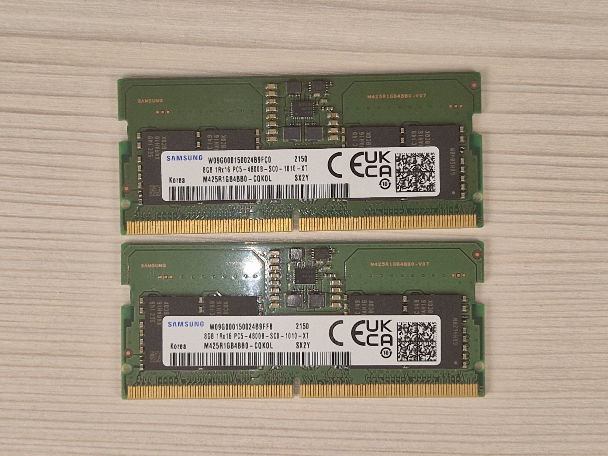 Оперативна пам'ять Samsung SODIMM DDR5 4800 16 GB
