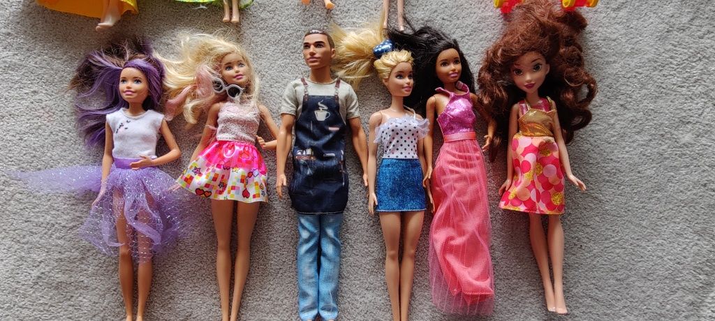 Lalki Barbie ELSA Anna Biedronka Ken
