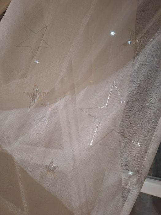 Firanka/zasłonka świąteczna 2 szt.