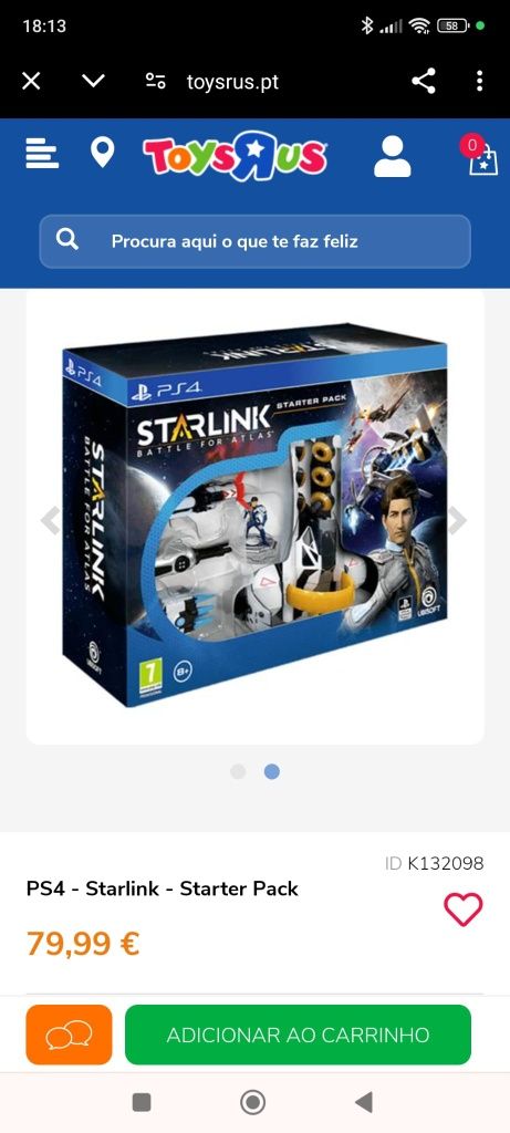 Jogo starlink ps4