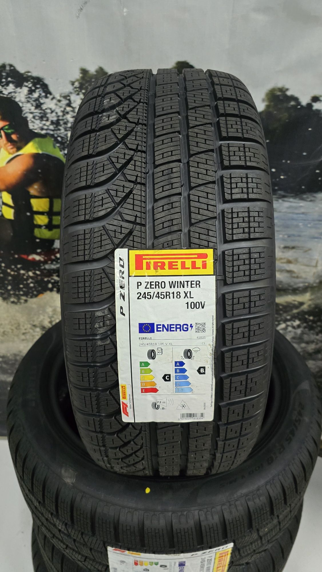 P23 4 x 245/45R18 Pirelli P Zero Winter 100V XL opony zimowe nowe