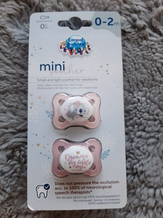 Canpol babies smoczki uspokajające 0-2m 2szt