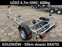 Brenderup 15600UB do 4.6 m.! przyczepa podłodziowa DMC 600kg / laweta