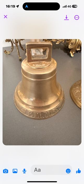 Дзвінок латунь різні  розміри