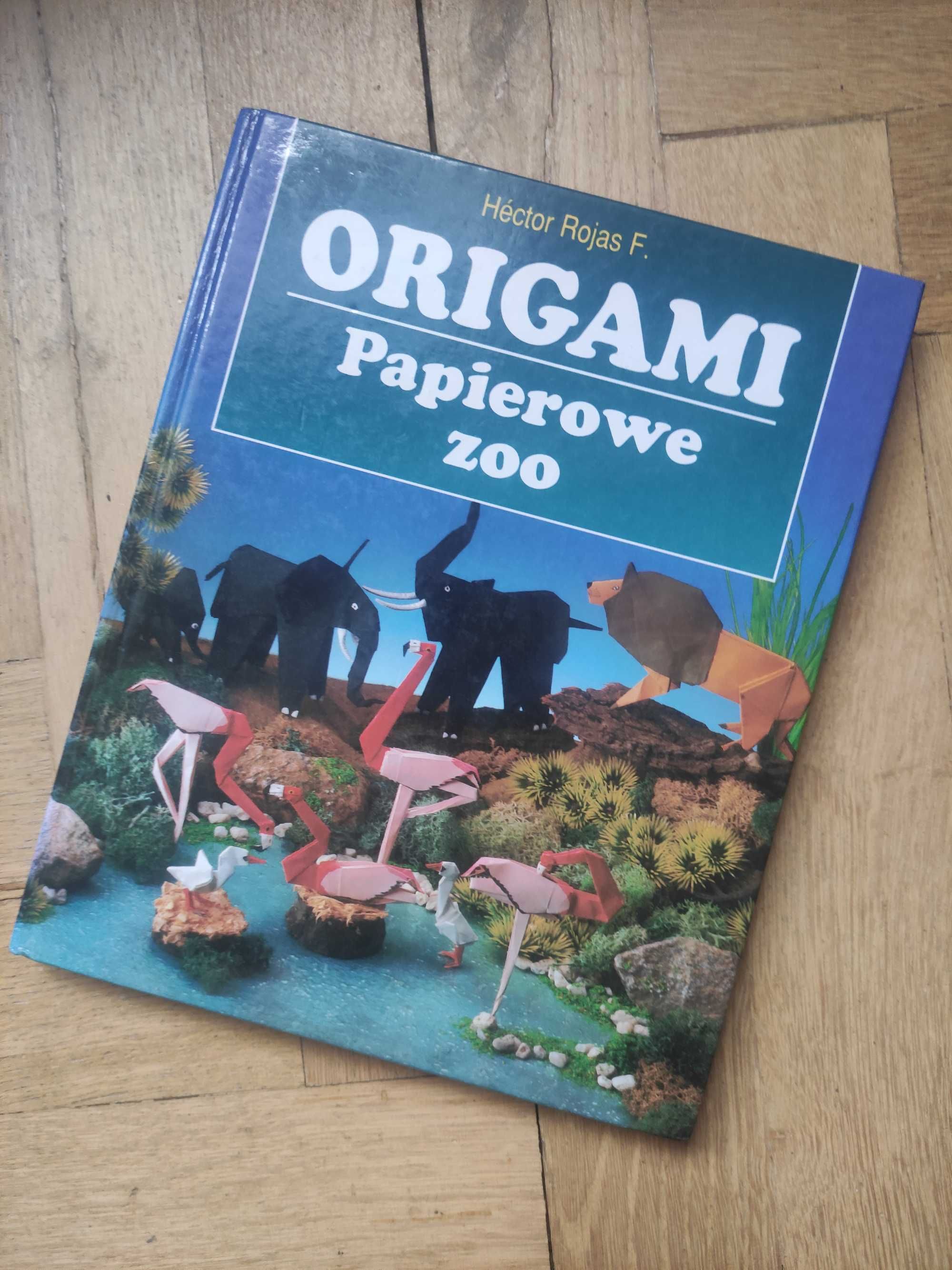 Książka orgiami papierowe zoo