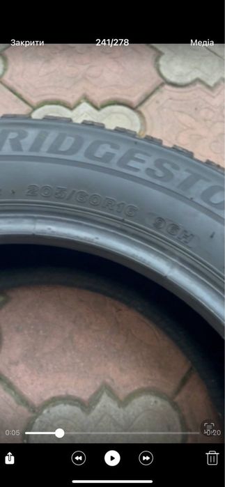 bridgestone blizzak Im001 205/60 r16