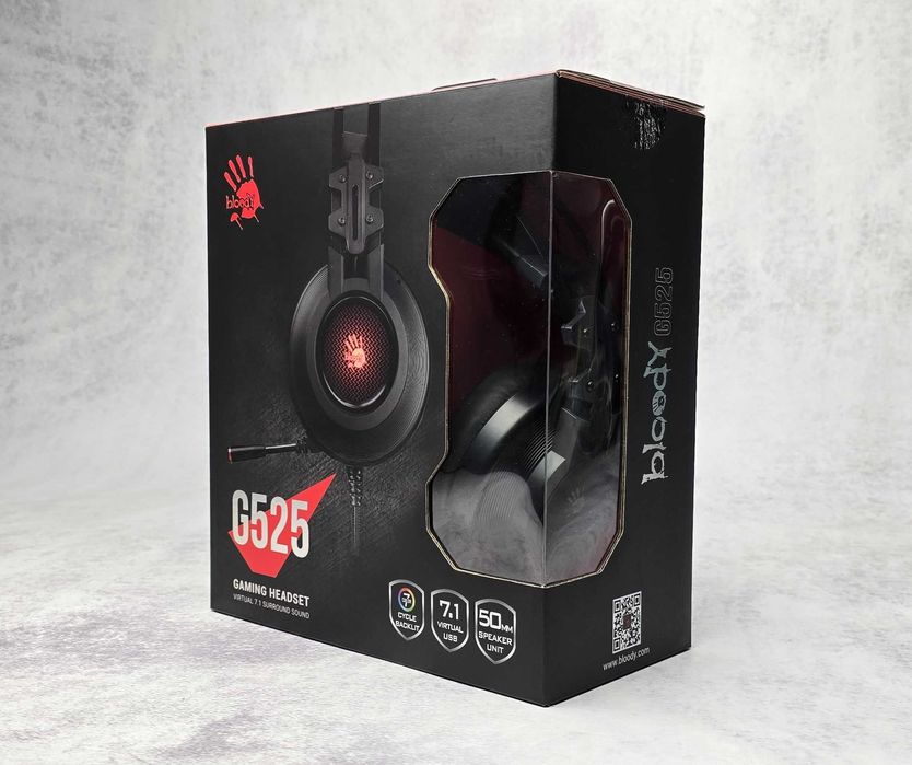 Гарнітура ігрова A4Tech Bloody G525 Black Нова