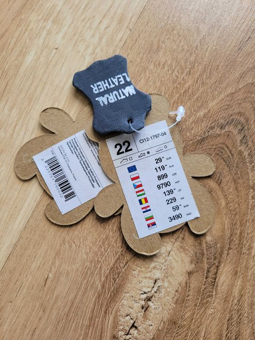 Buty skórzane zimowe Lasocki Kids r.22 niemowlęce trzewiki kozaki