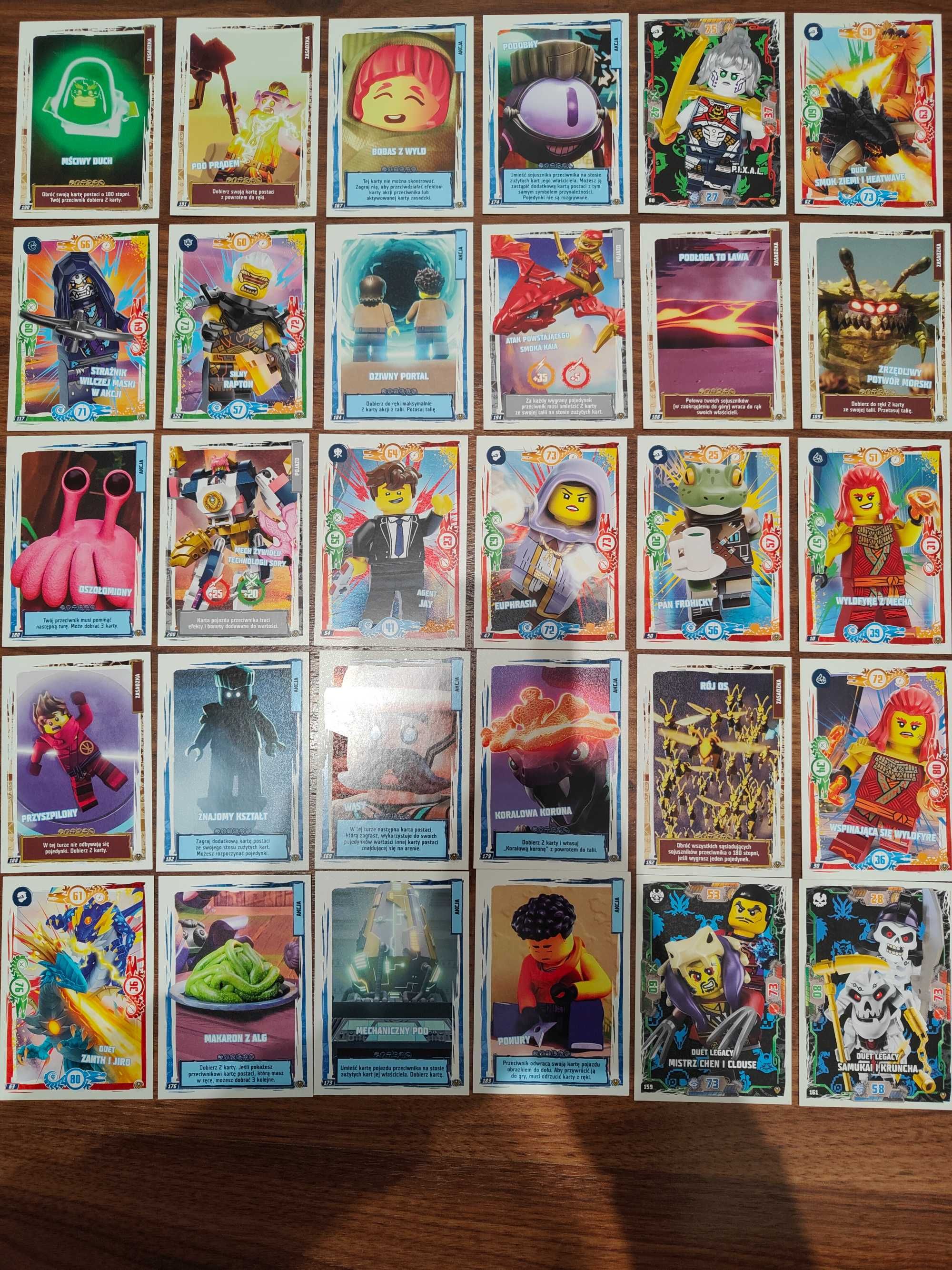 Karty LEGO Ninjago TCG9 seria 9 następny poziom na sztuki
