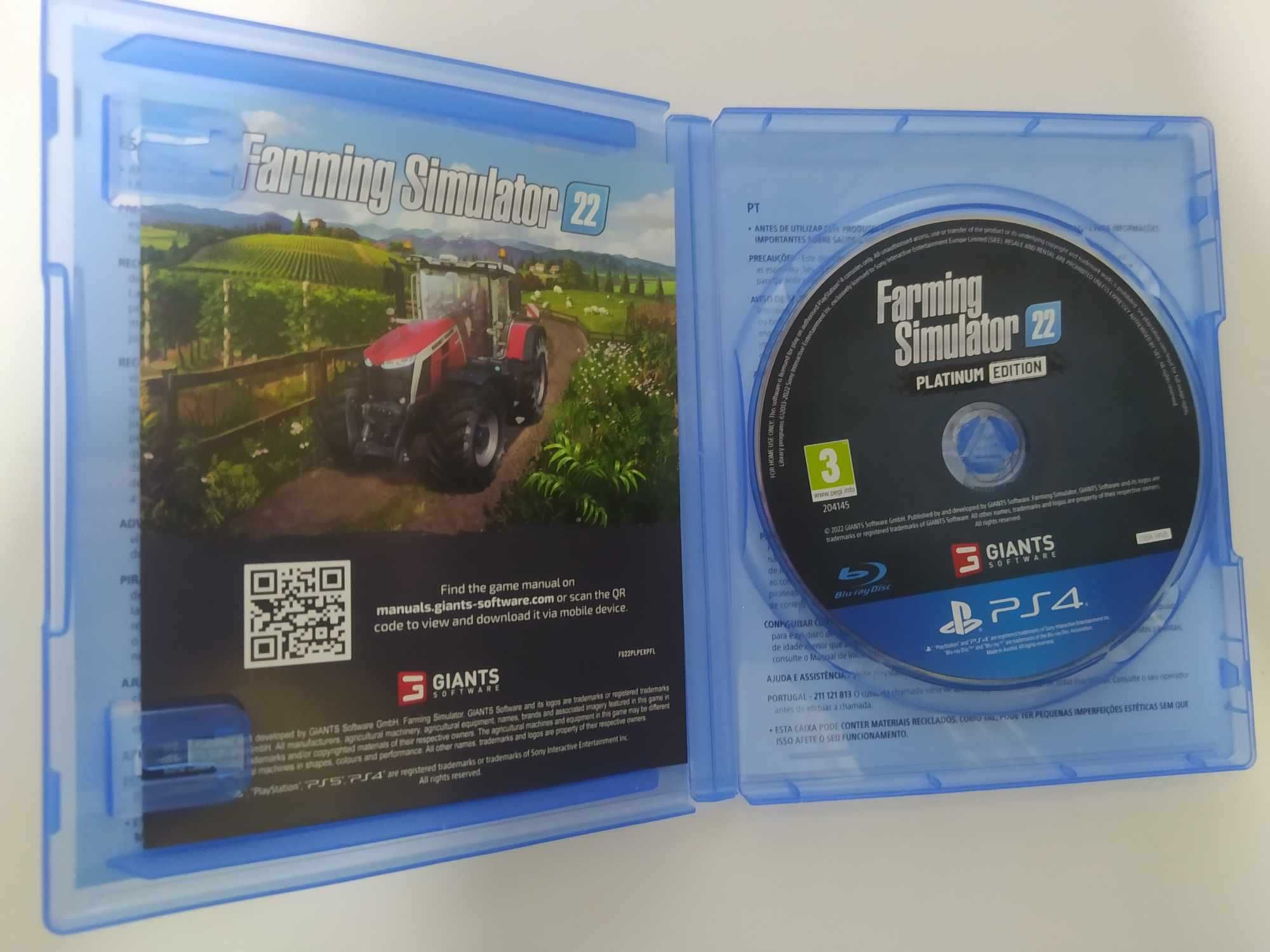 Farming Simulator 22 - Platinum Edition PS4 Polskie napisy w grze