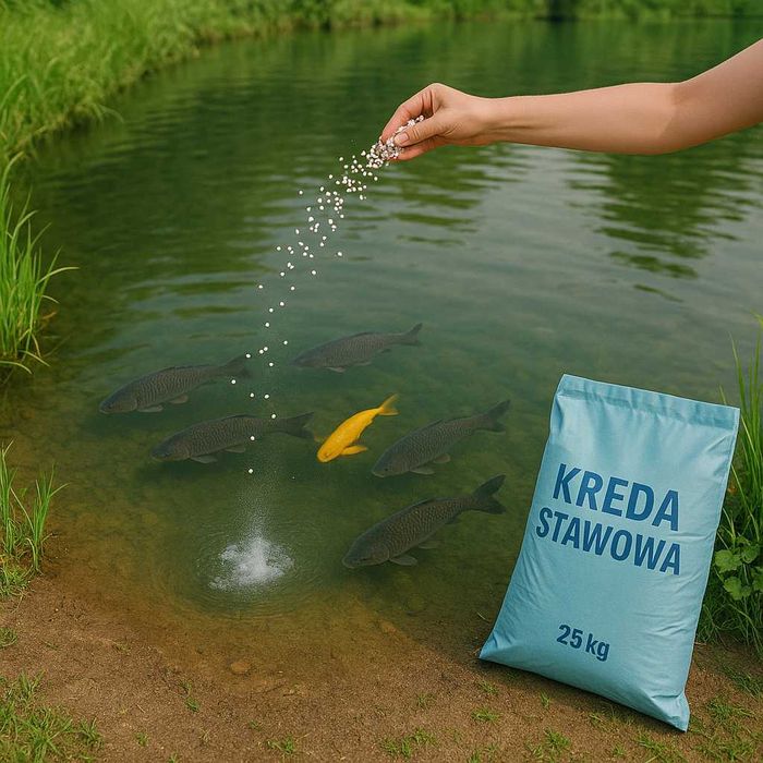 Kreda stawowa reguluje ph bezpieczna dla ryb zmniejsza glony, antyglon