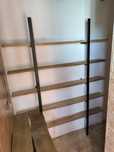 Regał loft drewno stal półki kuchnia salon książki