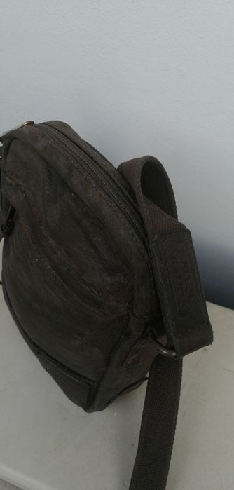 Bolsa para homem em pele