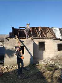 Демонтаж домов, старых строений Земляные работы копка фундаментов
