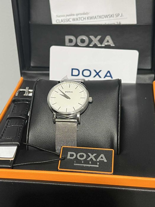 Zegarek Doxa 173.15, wodoszcz 30m, oryginalne folie, pudełko/Komis