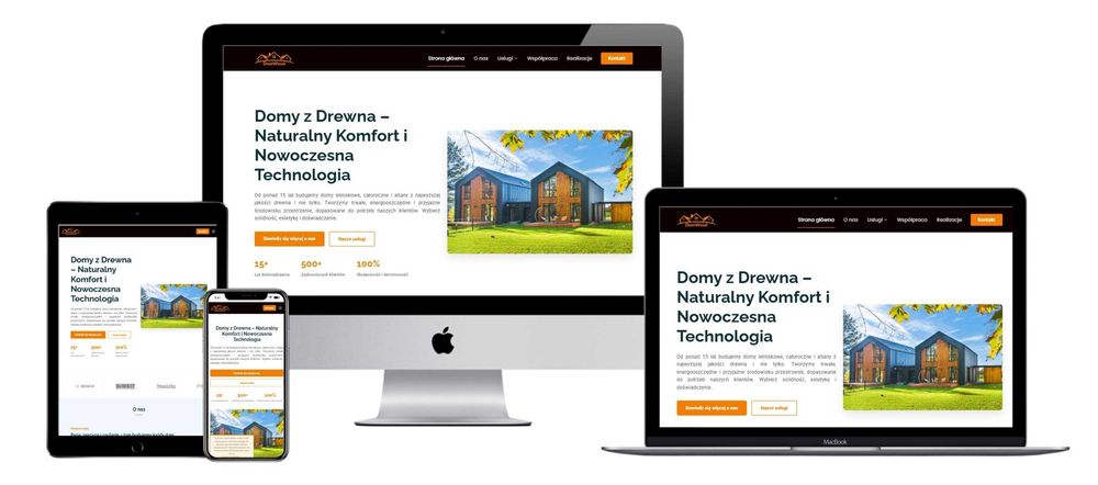 Strona internetowa dla firmy - pełna obsługa firm