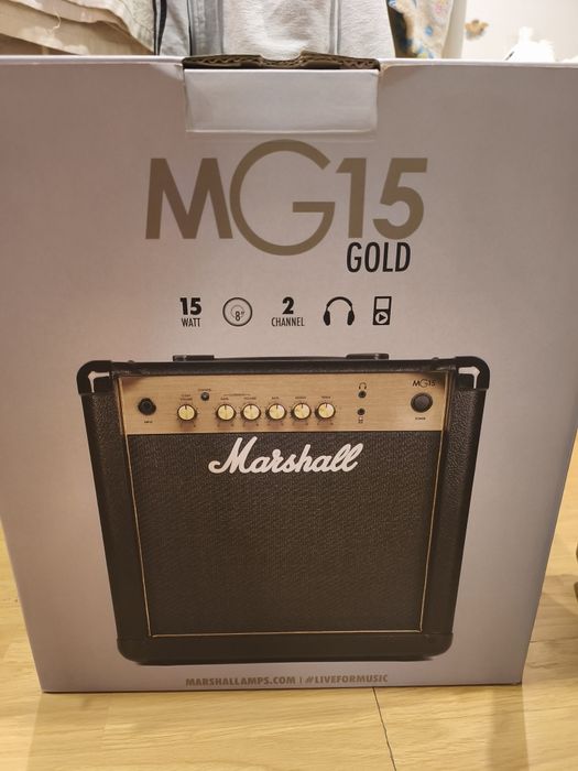 Wzmacniacz gitarowy Marshall MG15 gold