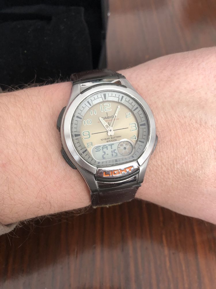 Zegarek męski japońskiej marki Casio Illuminator Japan Movt Vintage