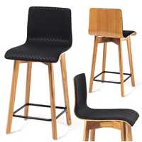 HOKER Krzesło barowe Luka soft dębowe wysokość siedziska 60cm