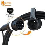 Крепление, держатель для зарядного штекера Feyree (Type1, Type2, GB/T)
