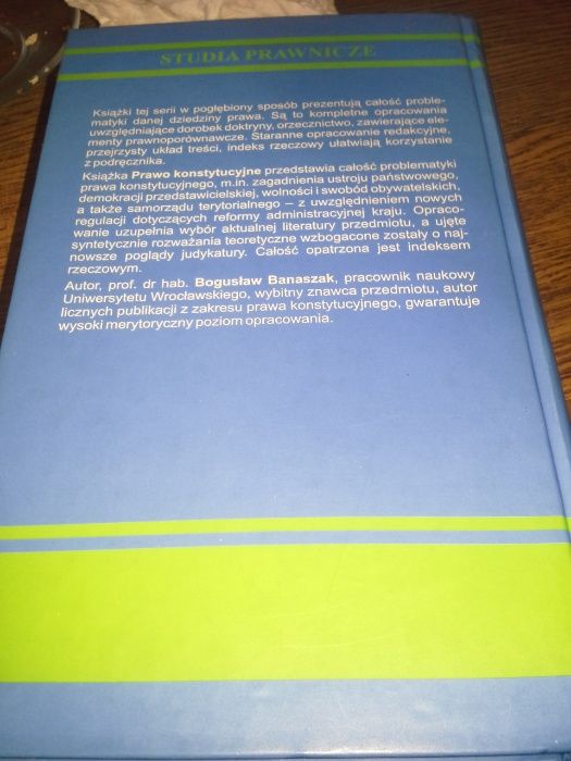 Prawo konstytucyjne Bogusław Banaszak