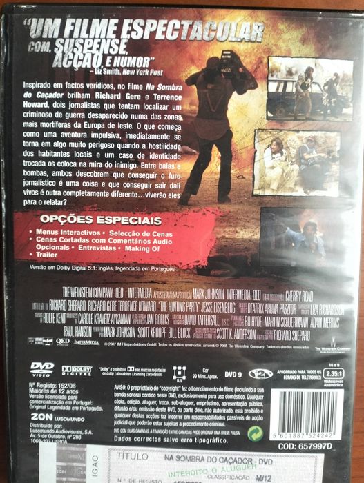 DVD Na Sombra do Caçador