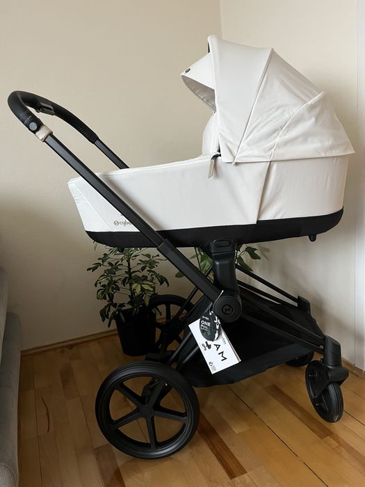 Wózek głęboki Cybex Priam 4.0 off white black mart