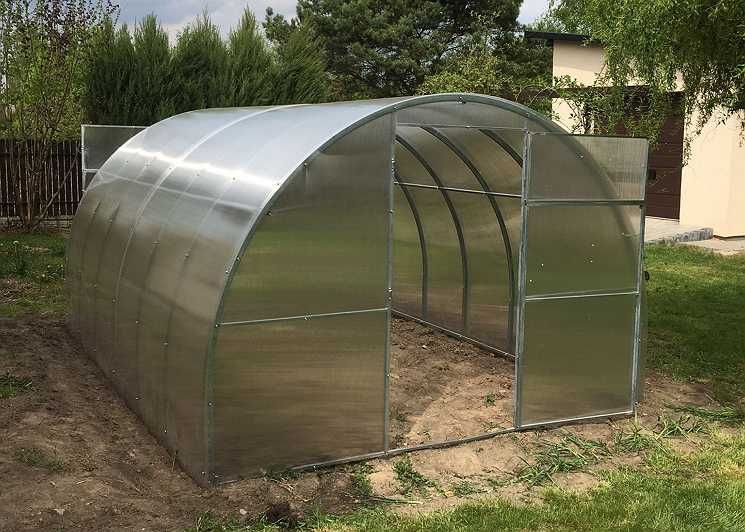 Szklarnia Tunel 3x4m, 6m, 8m, 10m, 12m; poliwęglan 4mm, profil 20x20mm