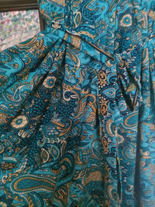 Sukienka jedwabna boho