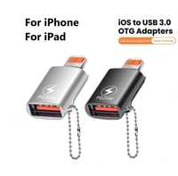 OTG переходник адаптер iOS iPhone iPad c USB флеш на Lightning айфон