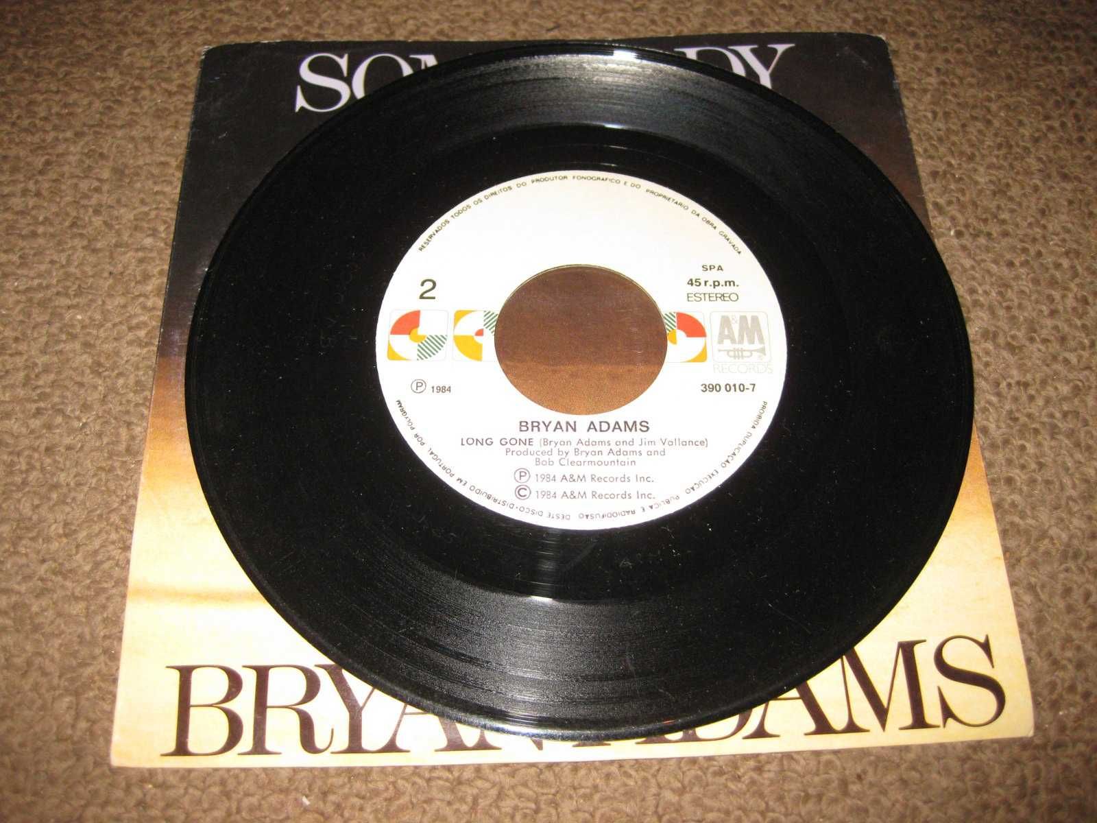 Vinil Single 45 rpm do Bryan Adams "Somebody"