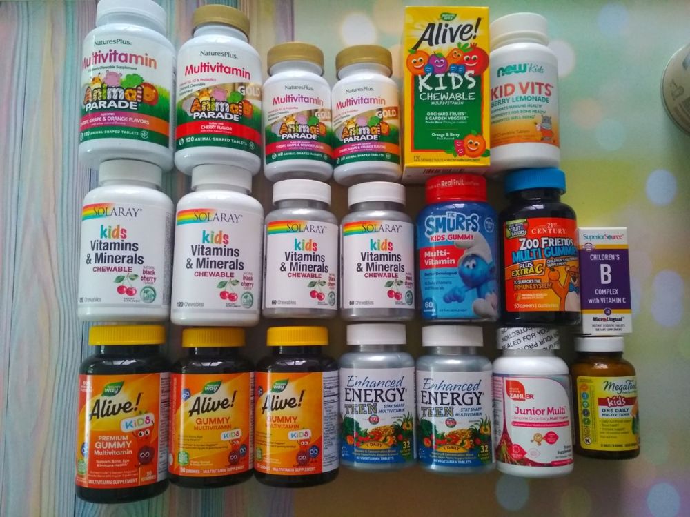 Вітаміни IHerb , alive ,childlife ,Carlson,enimal parade