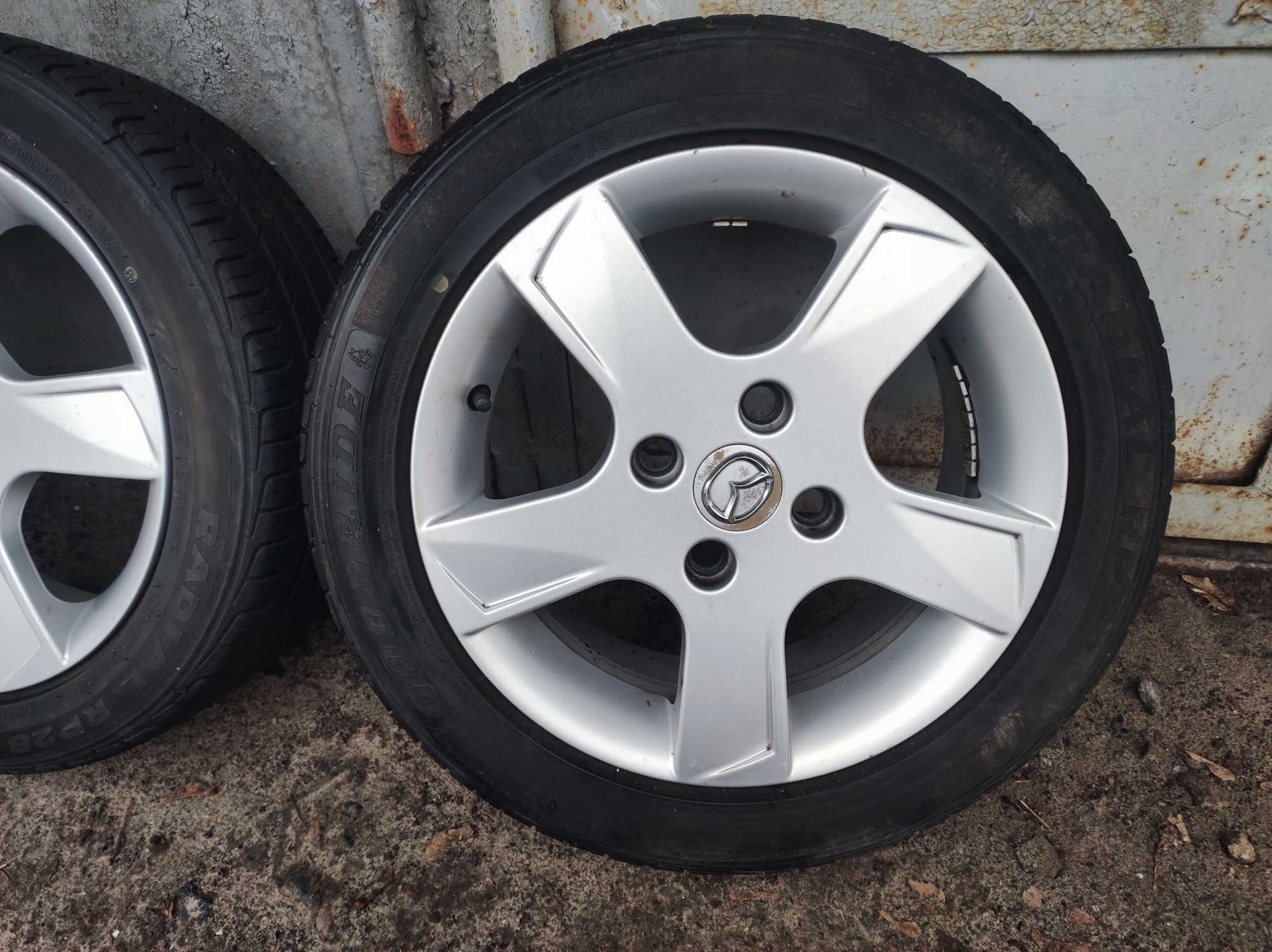 Mazda Комплект литые диски + резина Goodride 195/50 R15 , 6мм
