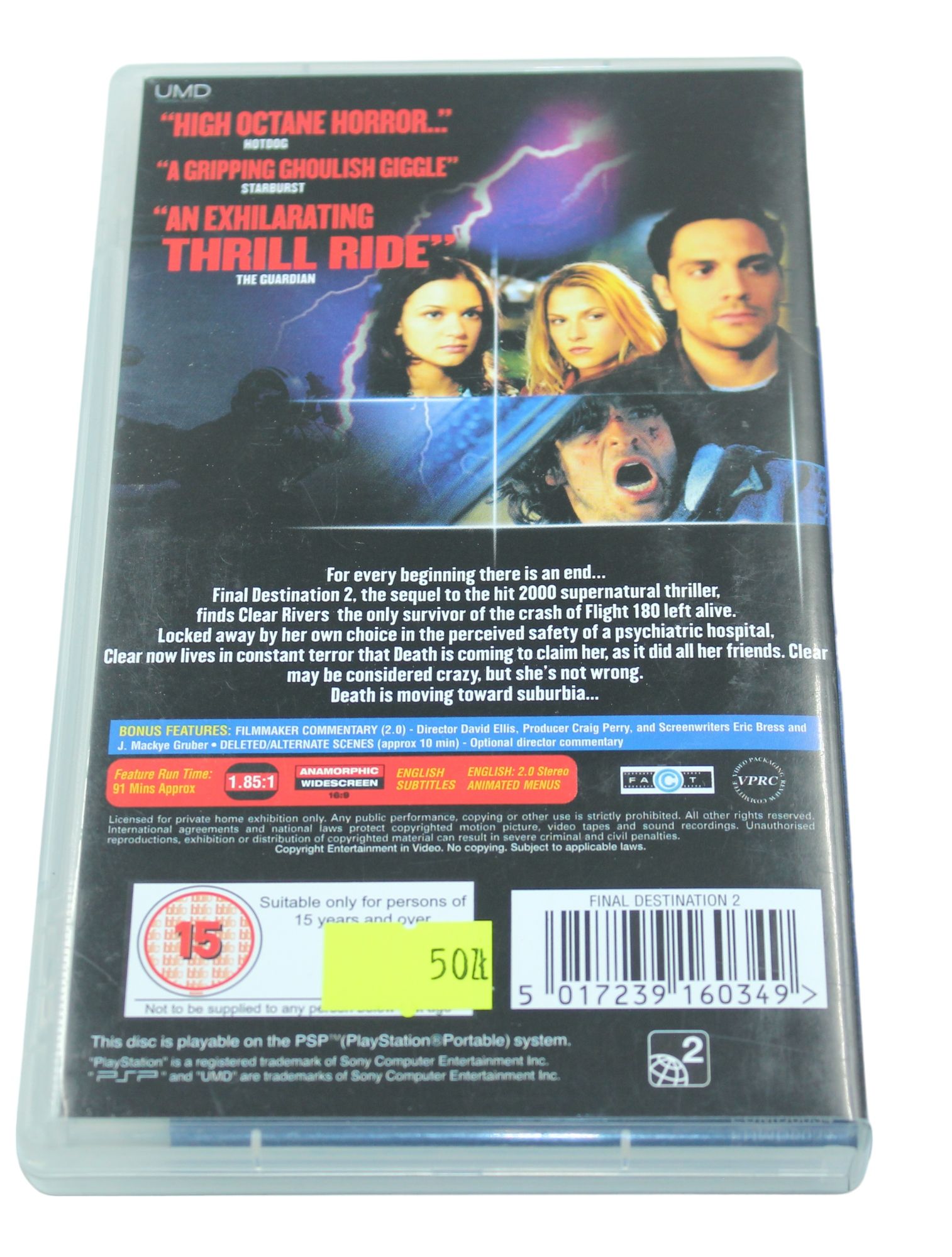 Final Destination 2 Film UMD PSP Sony