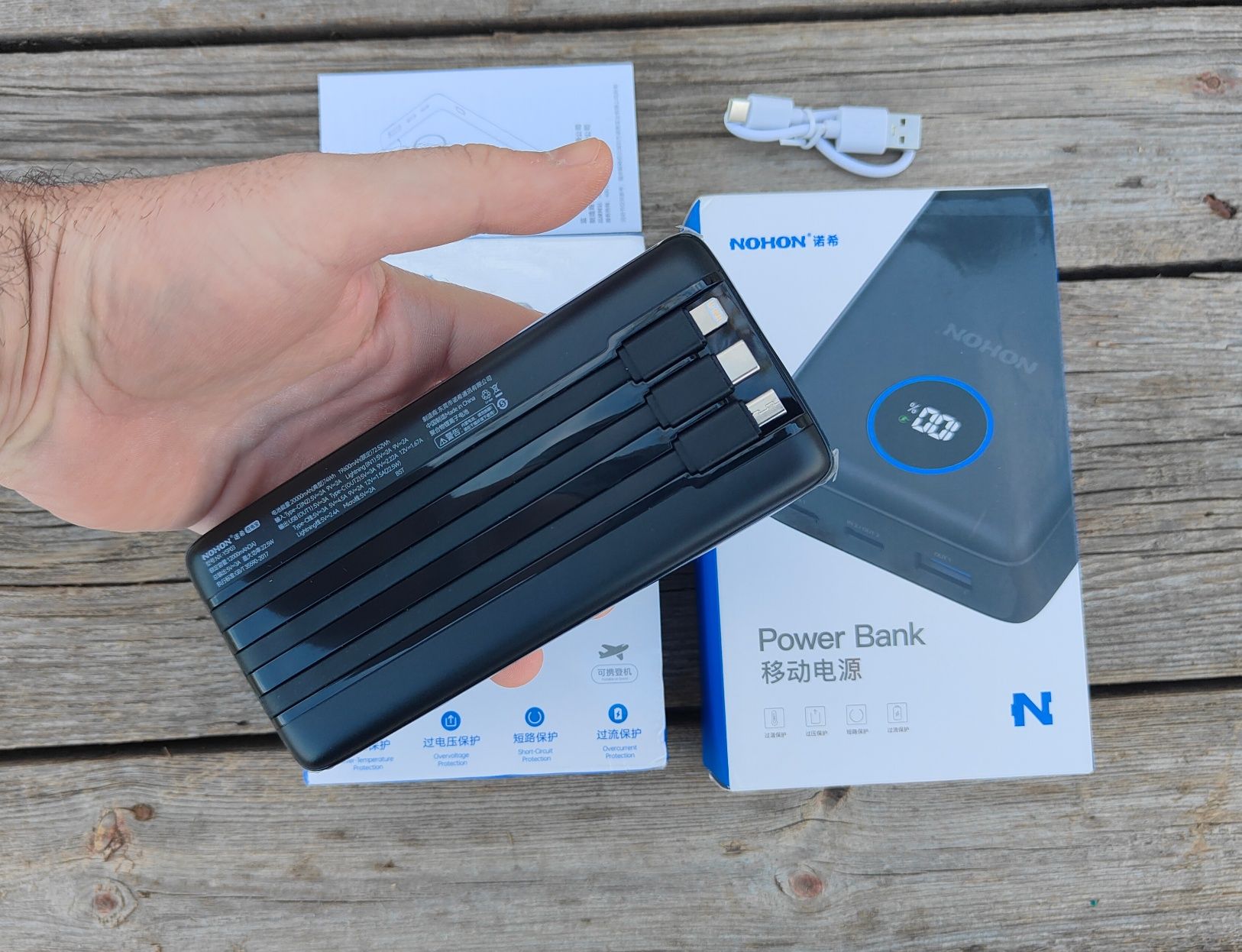 Павербанк Nohon 30W 20000 mAh