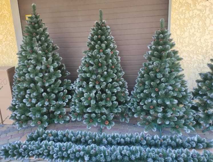 ‼️Акція‼️ Штучна ялинка "Елітна з Шишками" | Елка искусственная, ель